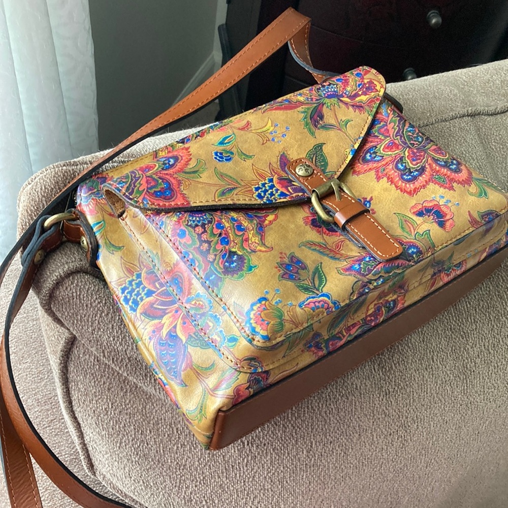 Patricia Nash Multicolor Floral Crossbody Bag